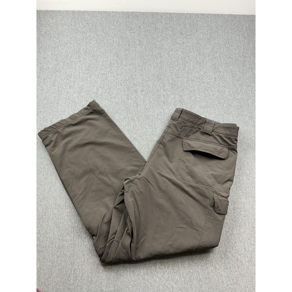 ExOfficio Nomad Pants Brown‎ Mens 40x33 Cargo Outdoor Travel Lightweight Hiking